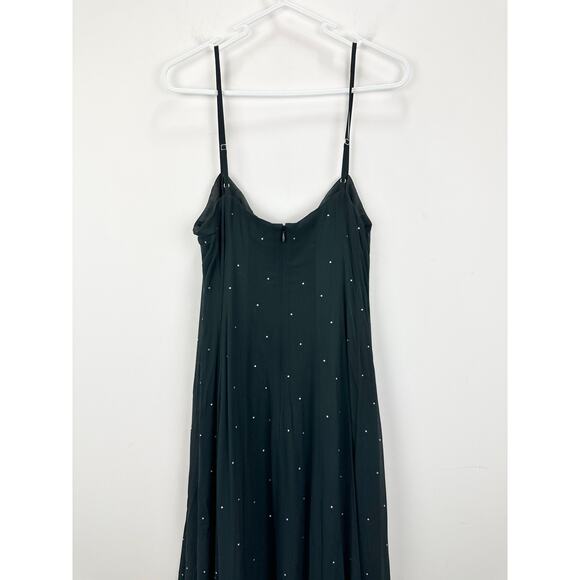 J.Crew Embellished Slip Gown Black Maxi Long Dress Formal Evening US 14 NWT - Picture 13 of 14